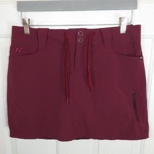 OUTDOOR RESEARCH Women’s Ferrosi Skort Size 6 Burgundy Hiking